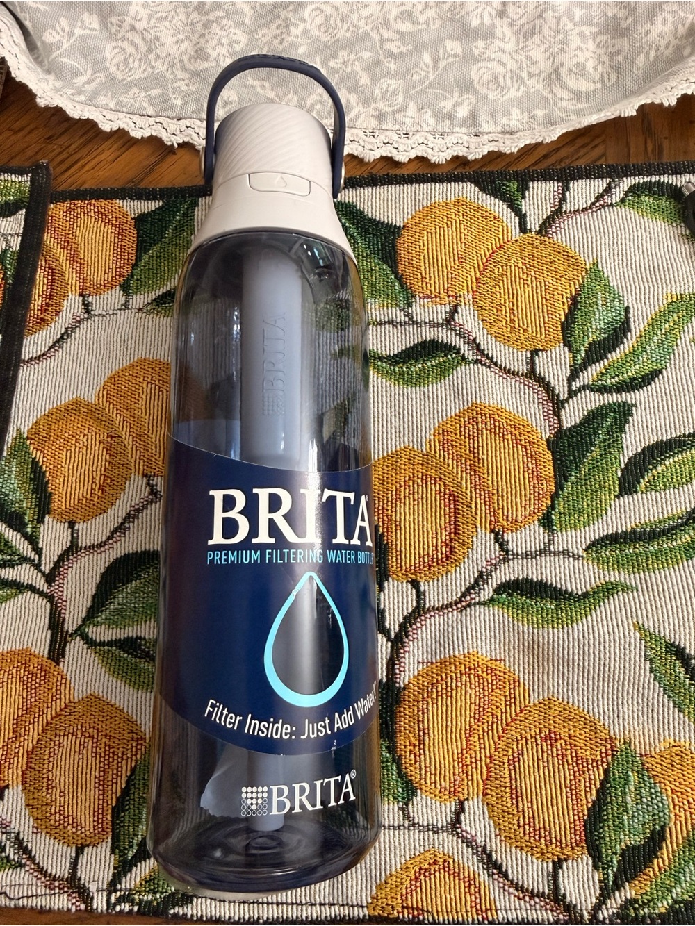 Brita Premium Water Bottle with Filter Hard Sided, BPA Free, Night Sky 26oz, NEW